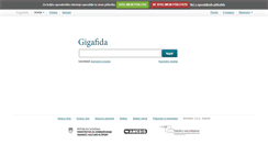 Desktop Screenshot of gigafida.net